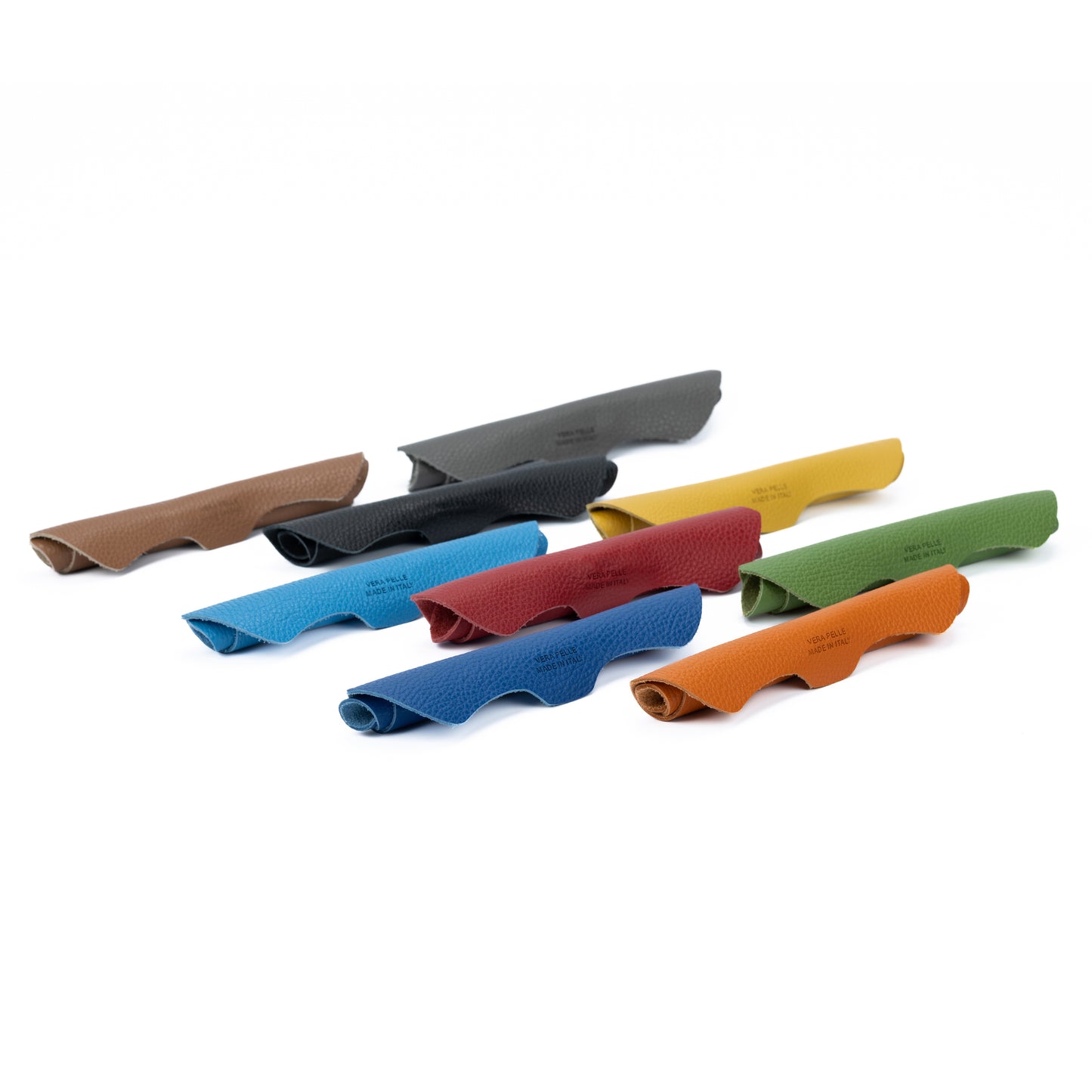 K0001AB | Tappetino per Mouse Made in Italy in Vera Pelle pieno fiore, grana dollaro - Colore Nero - Dimensioni: cm 20 x 23 - Confezione: Sacchetto tubolare Tnt