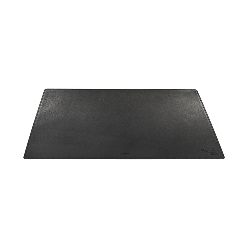 K0044AB | Sottomano da Scrivania in Vera Pelle pieno fiore con grana dollaro - Colore Nero - Dimensioni: cm 50 x 37 x 0,5 - Confezione: Busta in Cartoncino Nera