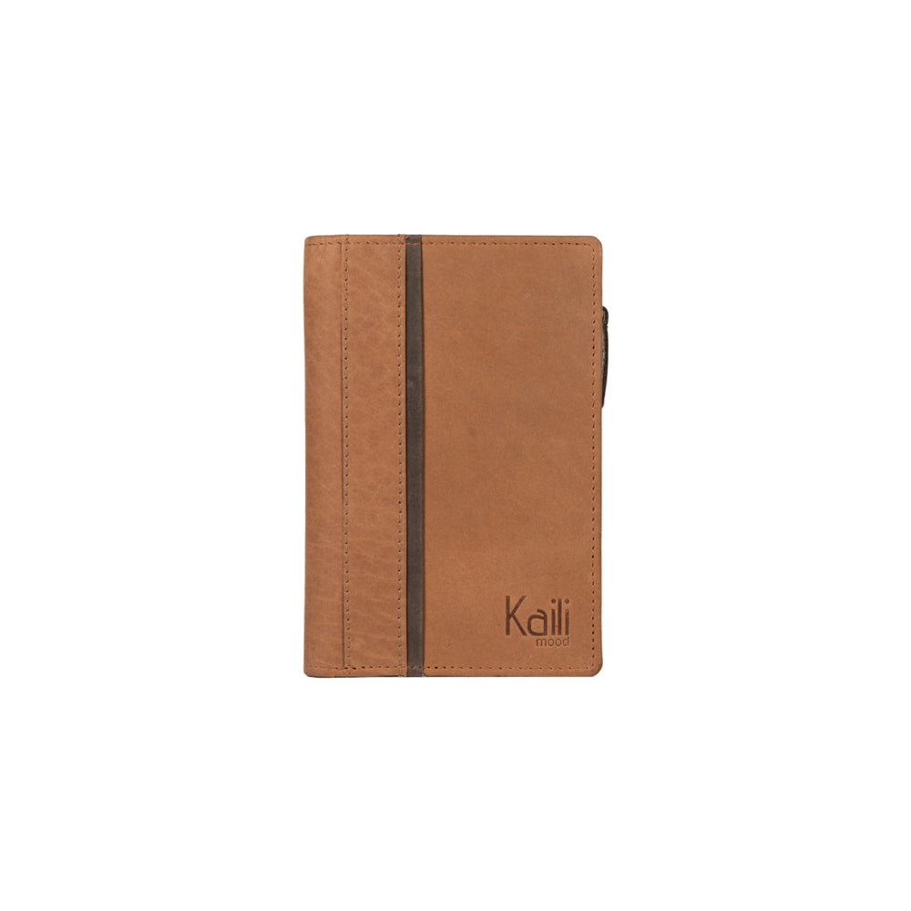 K12234UB | Portafogli Donna in Vera Pelle pieno fiore, Naked. Colore Cuoio. Protezione RFID. Dimensioni da chiuso: cm 9,5 x 14 x 3. Confezione: Scatola regalo fondo/coperchio