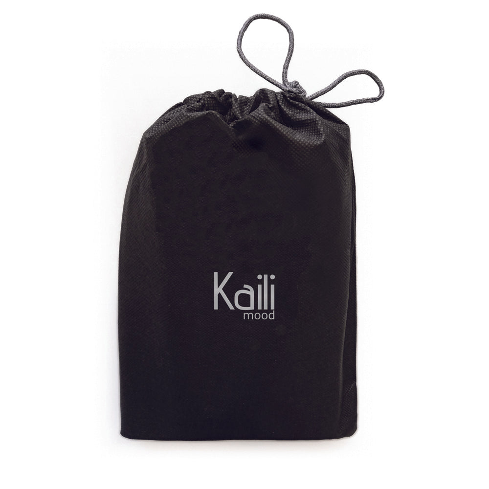 K2006AF | Borsone da Viaggio in Canvas di Cotone 100% /Vera Pelle, pieno fiore, Naked - Colore Nero, chiusura con lampo. Dimensioni: cm 45 x 25 x 28 - Confezione: Sacchetto in Tnt