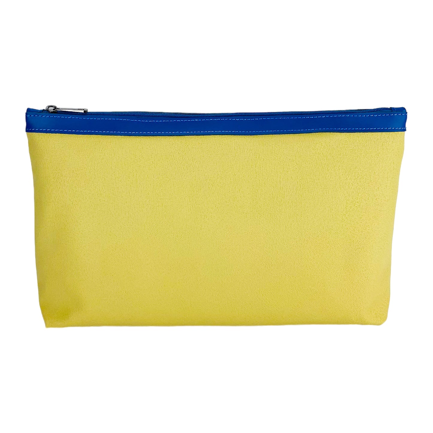 RB1024CH | Borsa Donna a Mano in Vera Pelle Made in Italy con tracolla removibile. Sacca grande interna estraibile. Accessori Canna di Fucile Lucido - Colore Blu Royal - Dimensioni: cm 48x31x11