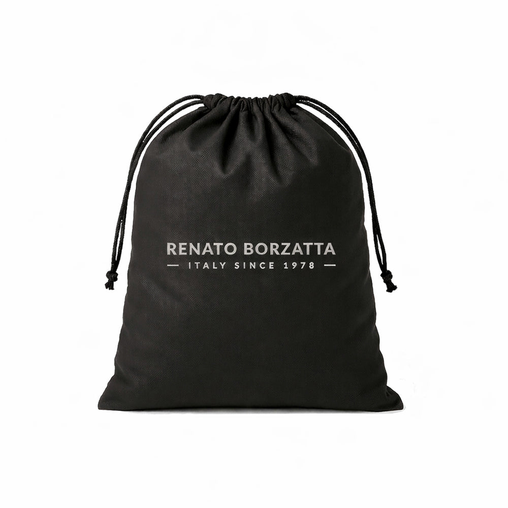 RB1036A | Borsa Hobo da Donna LARA in Vera Pelle Saffiano Made in Italy. Colore Nero