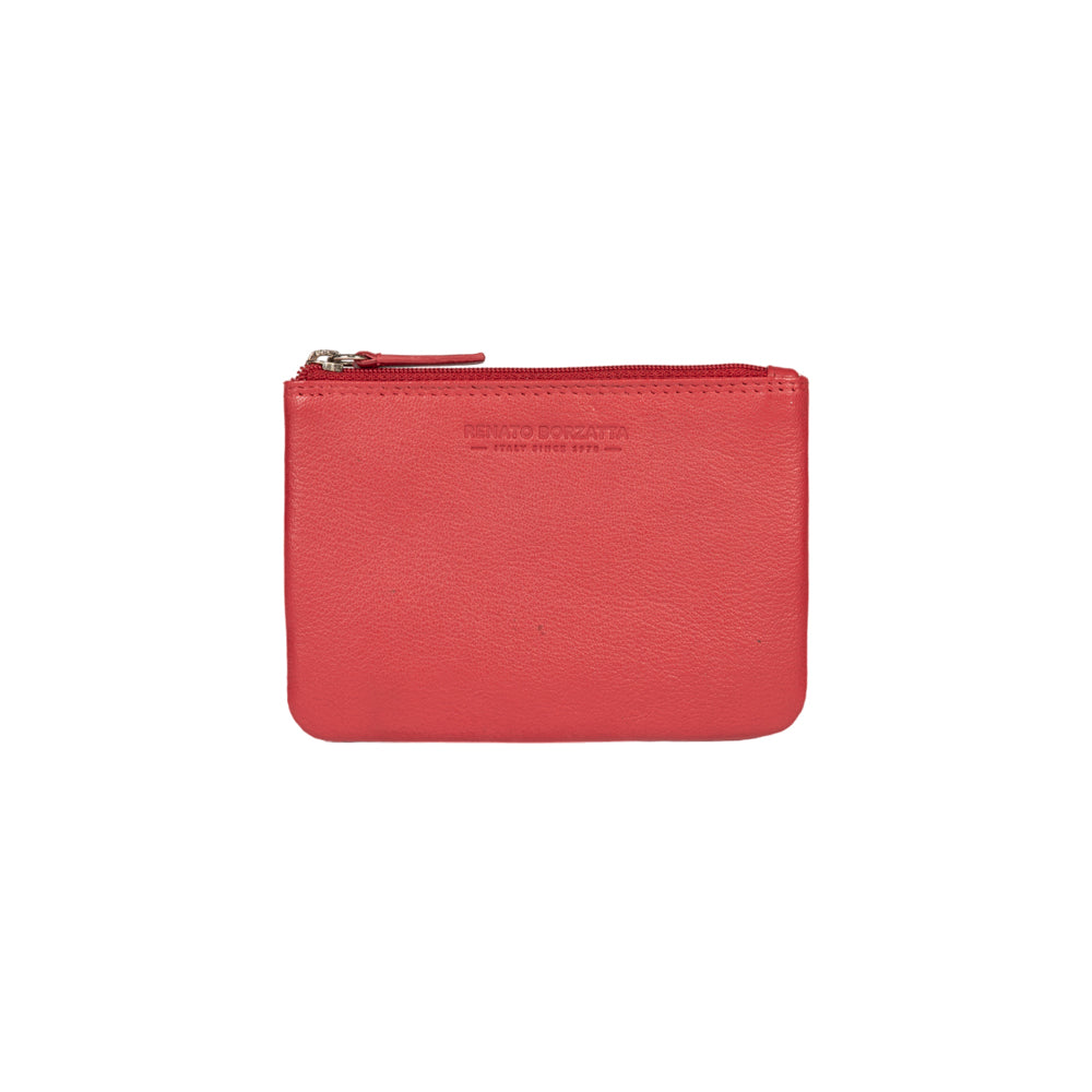 RB12032V | Bustina Portachiavi/Portamonete in Vera Pelle pieno fiore, con leggera grana. Colore Rosso. Protezione RFID. Dimensioni: cm 13 x 9 x 0,5. Confezione: Scatola regalo fondo/coperchio (copia)