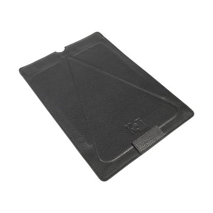 K0031AB | Custodia/Supporto per Tablet Modulare in Vera Pelle, pieno fiore, grana dollaro. Colore Nero. Chiusura con magneti. Dimensioni: cm 22 x 31. Confezione: Sacchetto Tnt