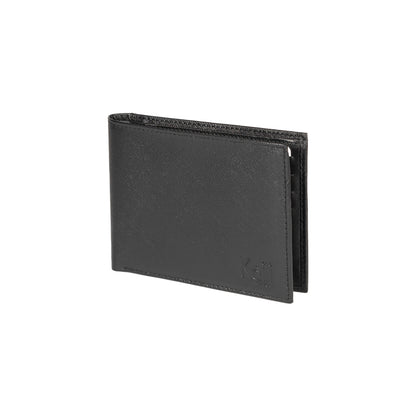 K10812AB | Portafogli Uomo in Saffiano Vera Pelle. Colore Nero. 8 slots per le carte di credito. Dimensioni da chiuso: cm 12,5 x 9,5 x 1. Confezione: Gift Box rigido fondo/coperchio