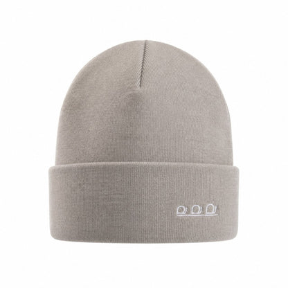 K5001AF | ORTLES - Berretto Unisex in Maglia Rasata Tubolare Made in Italy. Colore  Grigio Medio