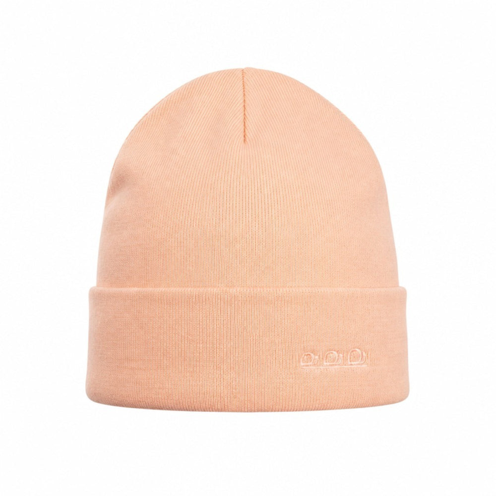 K5001AU | ORTLES - Berretto Unisex in Maglia Rasata Tubolare Made in Italy. Colore Cipria