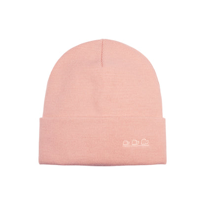 K5001AZ | ORTLES - Berretto Unisex in Maglia Rasata Tubolare Made in Italy. Colore Rosa Antico