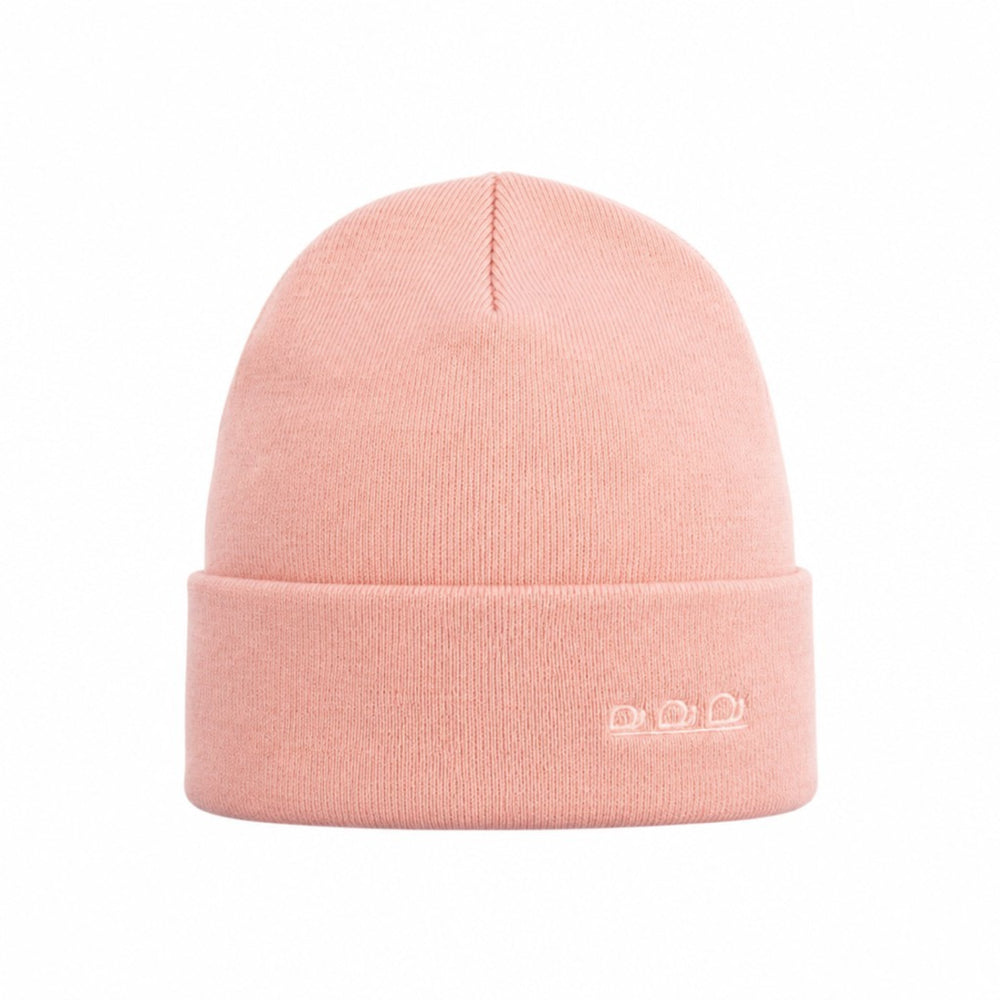 K5001AZ | ORTLES - Berretto Unisex in Maglia Rasata Tubolare Made in Italy. Colore Rosa Antico