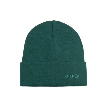 K5001BZ | ORTLES - Berretto Unisex in Maglia Rasata Tubolare Made in Italy. Colore Ottanio