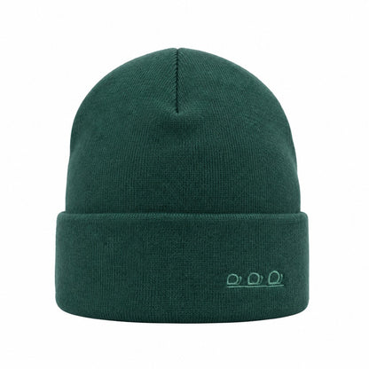 K5001BZ | ORTLES - Berretto Unisex in Maglia Rasata Tubolare Made in Italy. Colore Ottanio