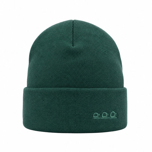 K5001BZ | ORTLES - Berretto Unisex in Maglia Rasata Tubolare Made in Italy. Colore Ottanio