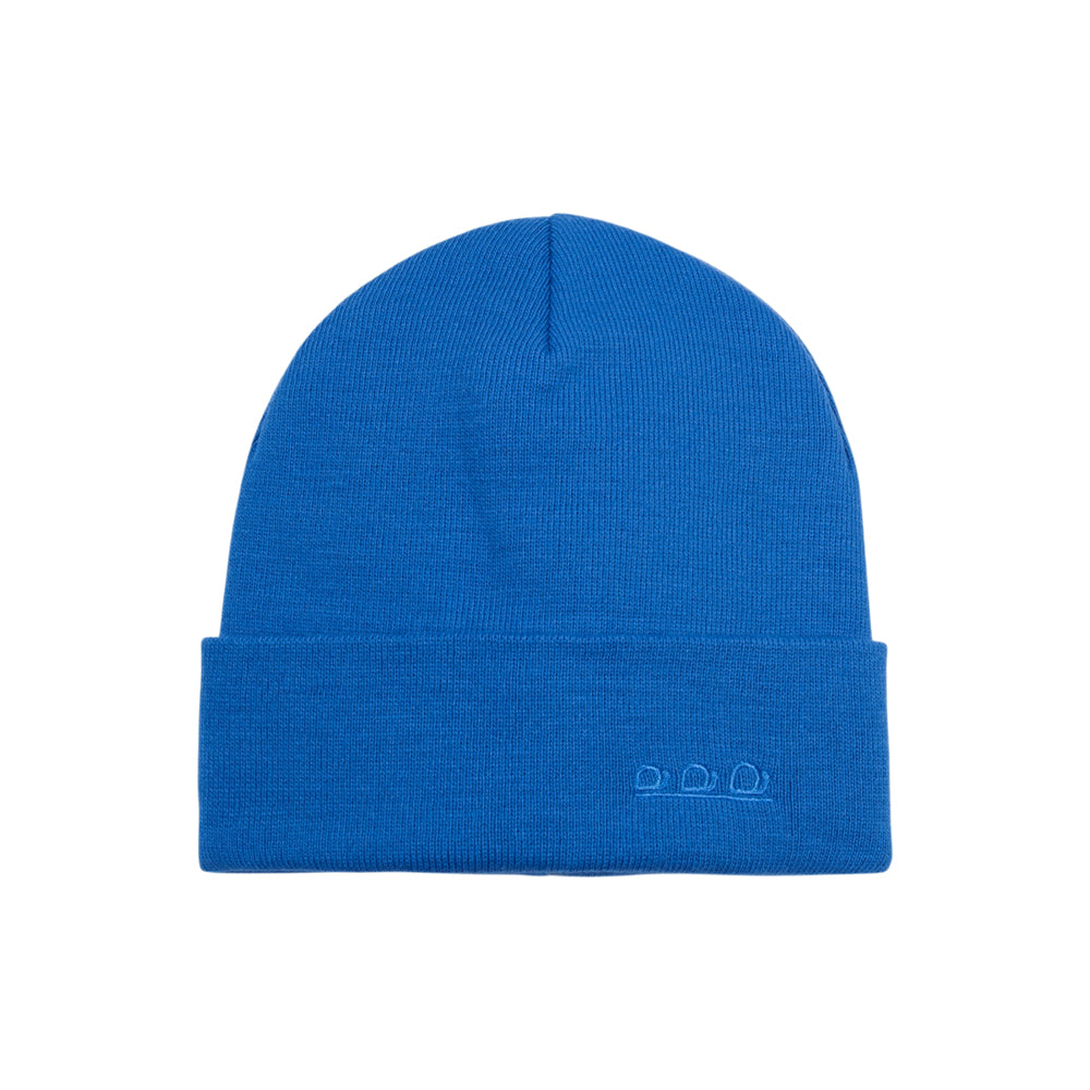 K5001CH | ORTLES - Berretto Unisex in Maglia Rasata Tubolare Made in Italy. Colore Blu Royal