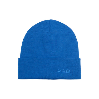 K5001CH | ORTLES - Berretto Unisex in Maglia Rasata Tubolare Made in Italy. Colore Blu Royal