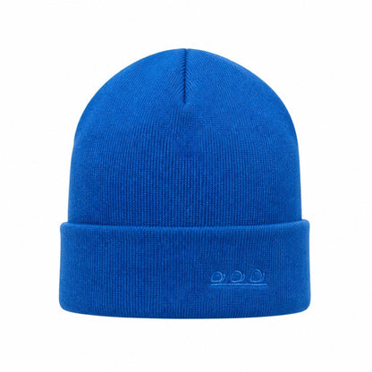K5001CH | ORTLES - Berretto Unisex in Maglia Rasata Tubolare Made in Italy. Colore Blu Royal