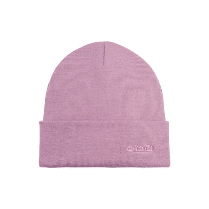 K5001CI | ORTLES - Berretto Unisex in Maglia Rasata Tubolare Made in Italy. Colore Lilla