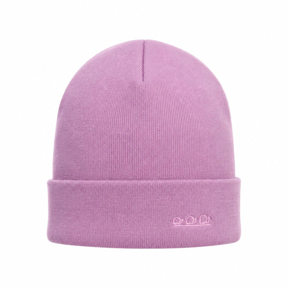 K5001CI | ORTLES - Berretto Unisex in Maglia Rasata Tubolare Made in Italy. Colore Lilla