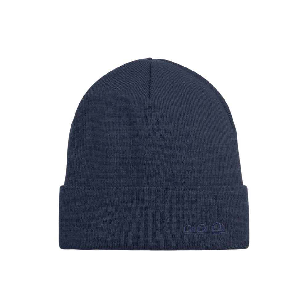 K5001CX | ORTLES - Berretto Unisex in Maglia Rasata Tubolare Made in Italy. Colore Blu Notte