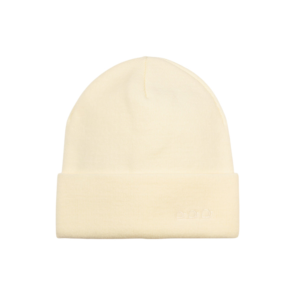 K5001DB | ORTLES - Berretto Unisex in Maglia Rasata Tubolare Made in Italy. Colore Latte
