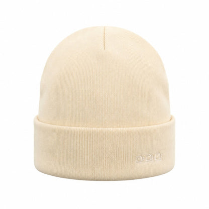 K5001DB | ORTLES - Berretto Unisex in Maglia Rasata Tubolare Made in Italy. Colore Latte