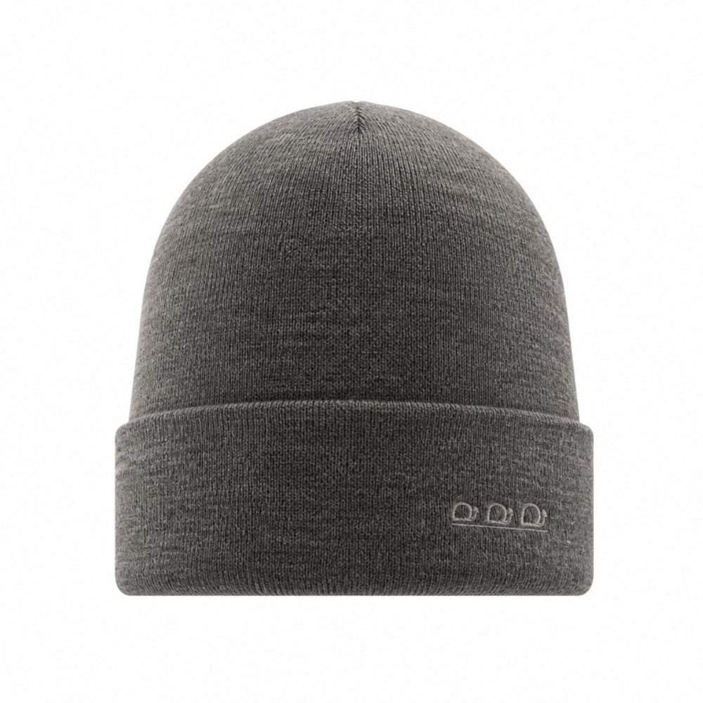 K5001DG | ORTLES - Berretto Unisex in Maglia Rasata Tubolare Made in Italy. Colore Grigio Melange