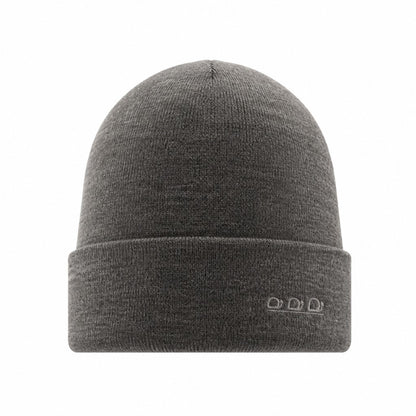 K5001DG | ORTLES - Berretto Unisex in Maglia Rasata Tubolare Made in Italy. Colore Grigio Melange