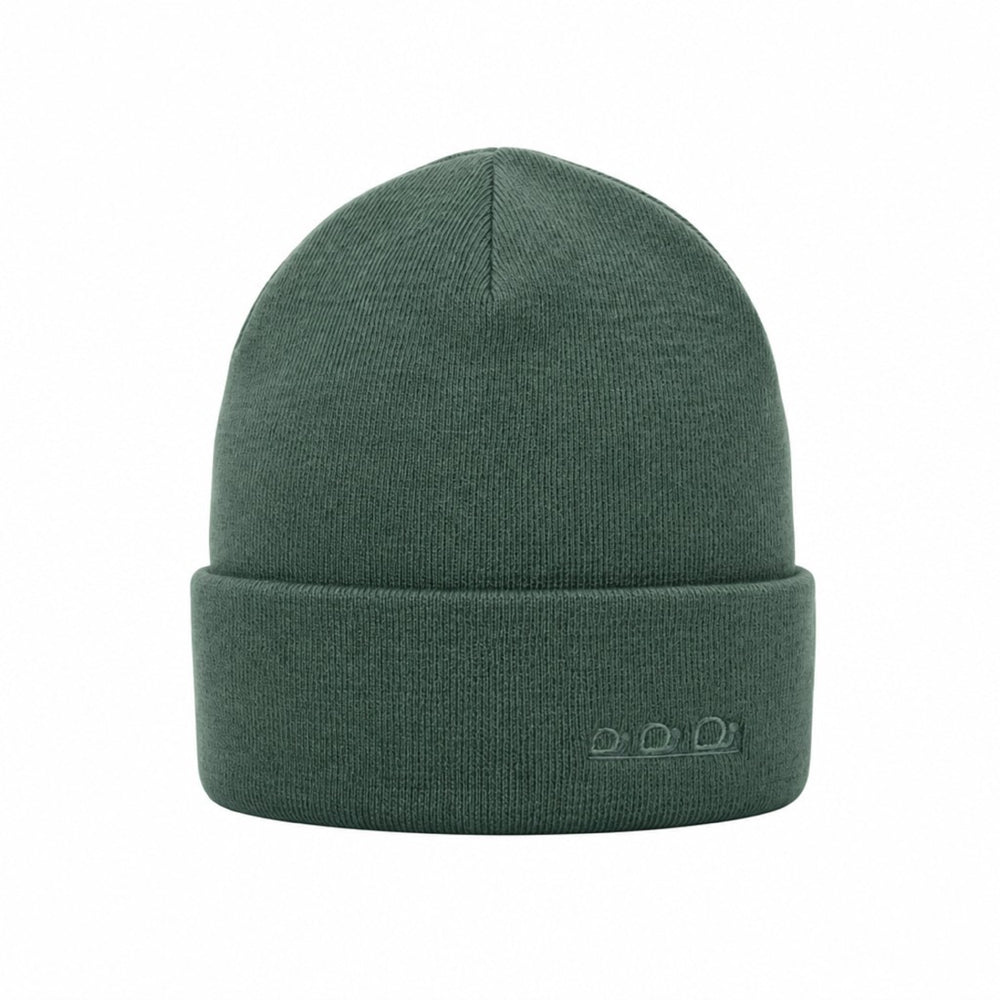 K5001E | ORTLES - Berretto Unisex in Maglia Rasata Tubolare Made in Italy. Colore Verde