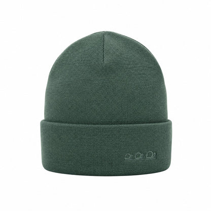 K5001E | ORTLES - Berretto Unisex in Maglia Rasata Tubolare Made in Italy. Colore Verde