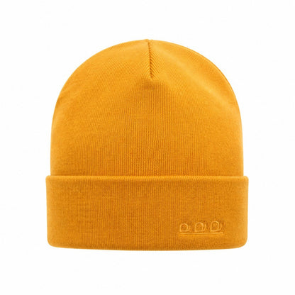 K5001R | ORTLES - Berretto Unisex in Maglia Rasata Tubolare Made in Italy. Colore Giallo