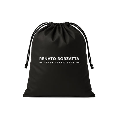 RB1019E | Unisex Business Briefcase in Genuine Leather Made in Italy with removable shoulder strap. Attachments with shiny nickel metal snap hooks - Green color - Dimensions: 37 x 29 x 6.5 cm