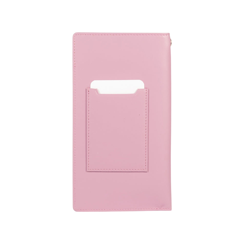 RB1087CI | Porta Occhiali/Smartphone con Tracollina Made in Italy in Vera Pelle Liscia Opaca. Colore Lilla
