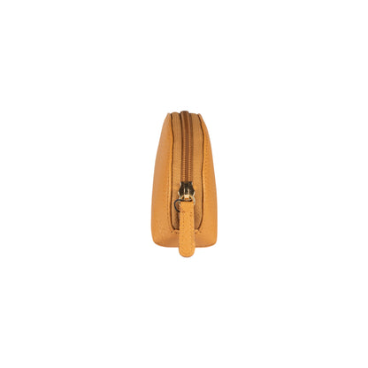 RB1089CQ | Pochette a Mezzaluna Made in Italy in Vera Pelle grana Dollaro. Colore Cuoio