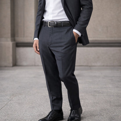 RB4026A | Cintura Uomo Made in Italy in Vera Pelle Spazzolata. Fibbia in finitura Canna di Fucile Satinato. Colore Nero. Dimensioni: cm 125 x 3,5 x 0,5 (giro vita cm 110)