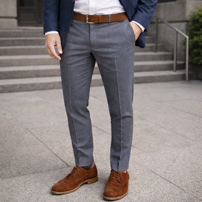 RB4029CZ | Cintura Uomo Made in Italy in Vera Pelle Scamosciata. Fibbia in finitura Argento Satinato. Colore Bruciato. Dimensioni: cm 125 x 3,5 x 0,5 (giro vita cm 110)