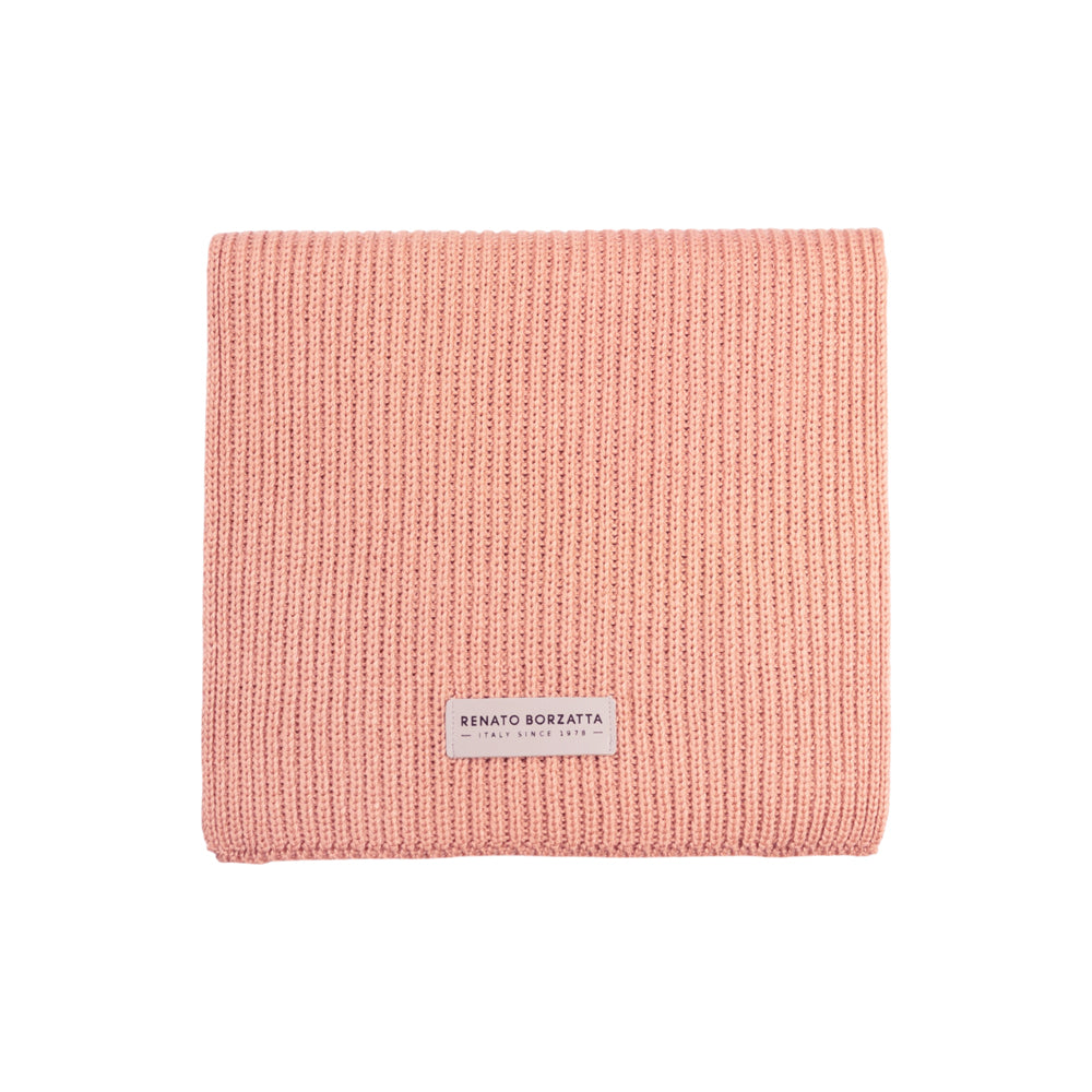 RB5002BJ | Sciarpa in Maglia CERVINO Misto Lana Made in Italy Col. Rosa