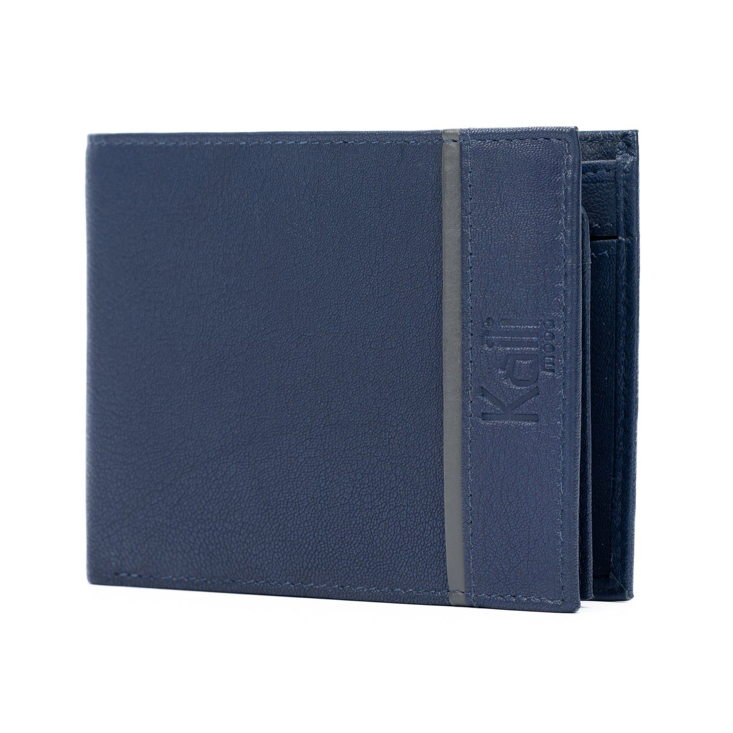 K10904DB | Men's Wallet in Genuine Leather Col. Blue