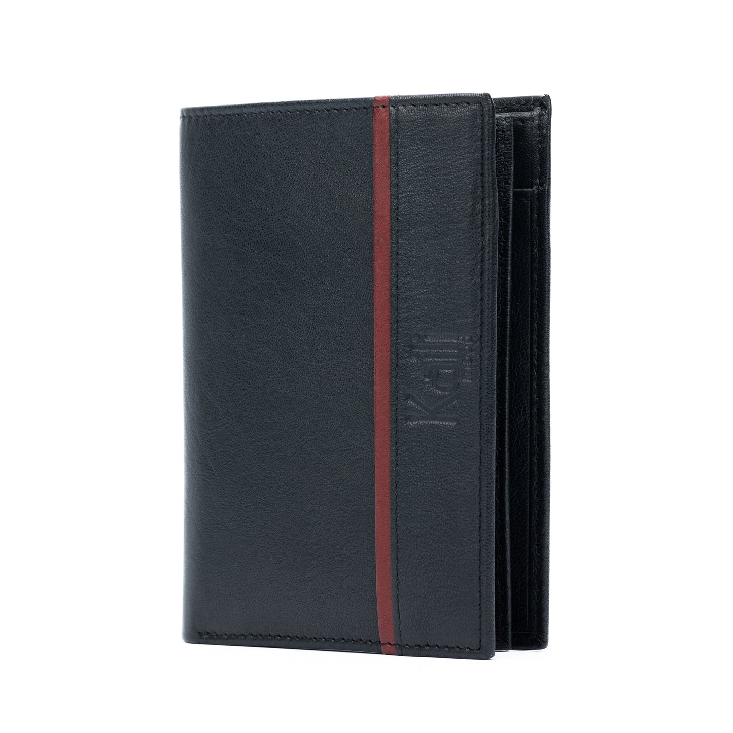 K10909AB | Men's Pocket Wallet in Genuine Leather Col. Black