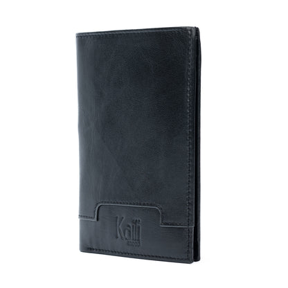 K11027AB | Men's Pocket Wallet in Genuine Leather Col. Black