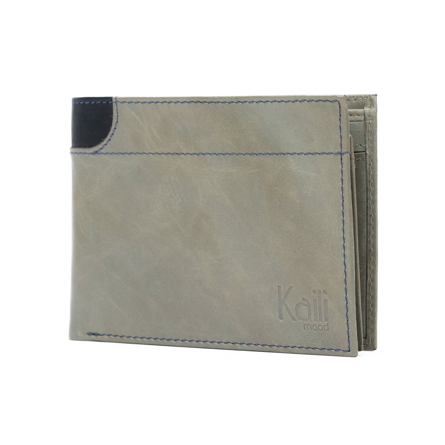 K11104FB | Men's Wallet in Genuine Leather Col. Grey