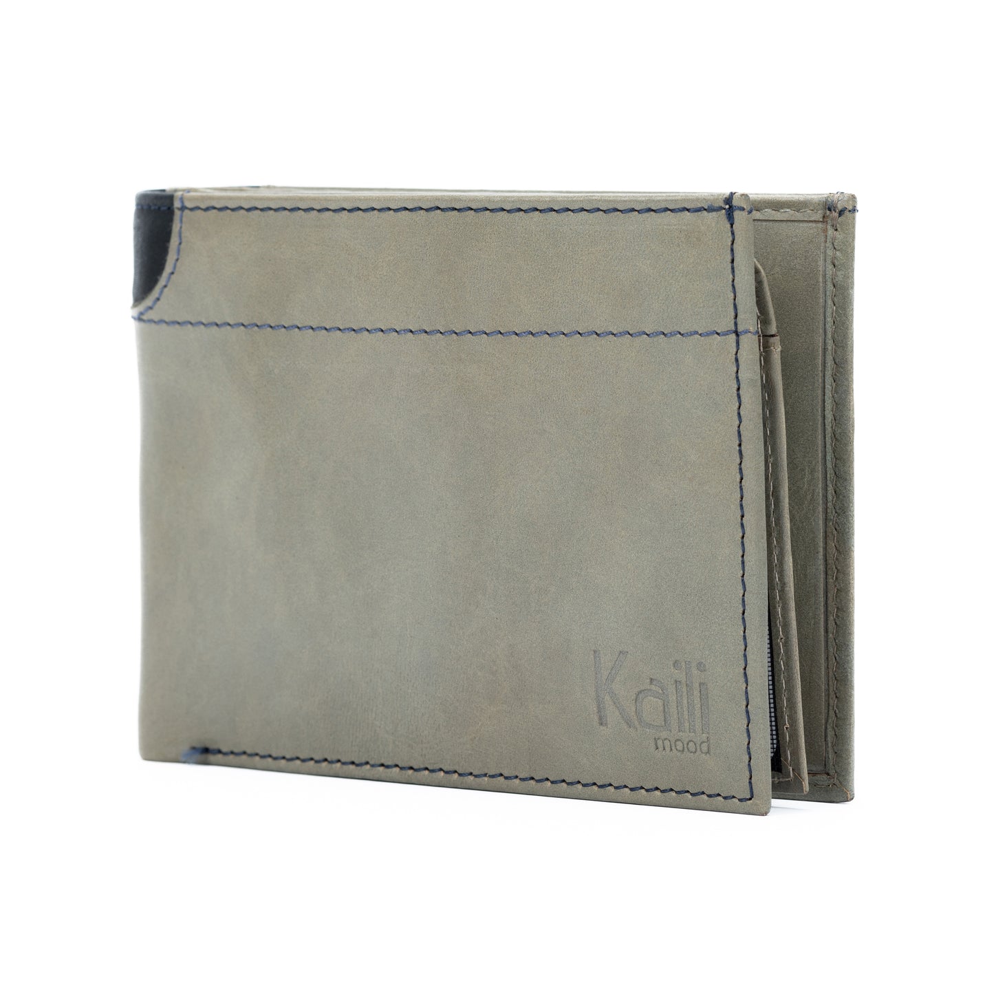 K11105FB | Men's Wallet in Genuine Leather Col. Grey