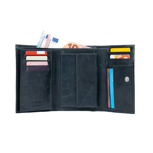 K11133AB | Women's Wallet in Genuine Leather Col. Black